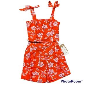 Joie Linen Blend Floral Set 4